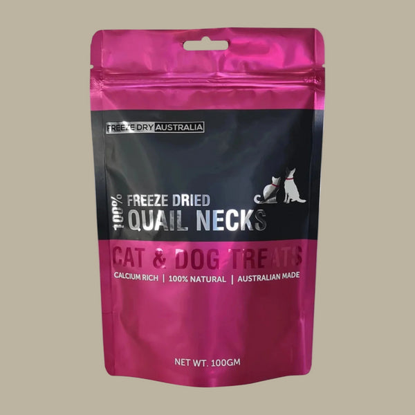 Freeze Dried Quail Necks