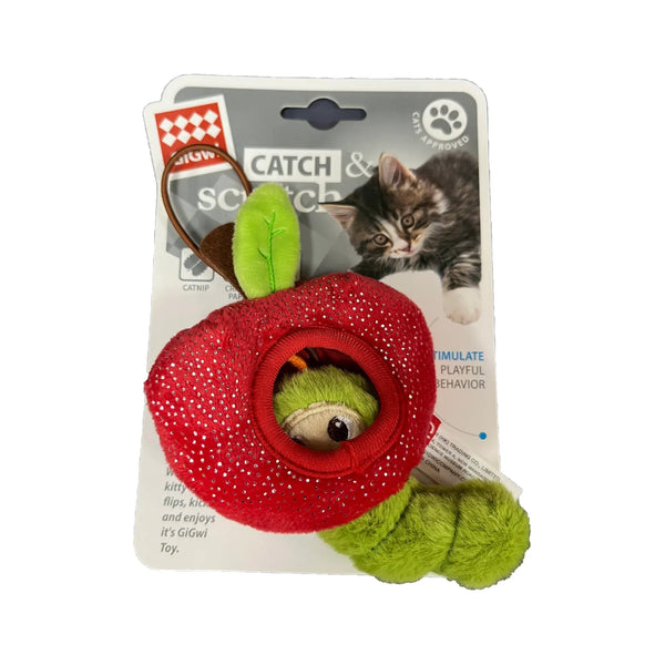 GIGWI ROOKIE HUNTER CAT TOY - CATERPILLAR