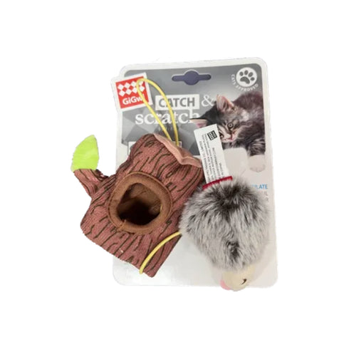 GIGWI ROOKIE HUNTER CAT TOY - HEDGEHOG