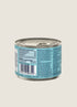 A can of ZIWI Peak Canned Mackerel & Lamb Dog Food, featuring a light blue label with detailed ingredient information and guaranteed analysis on the back.