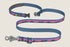Dog leash with mountain design on a white background