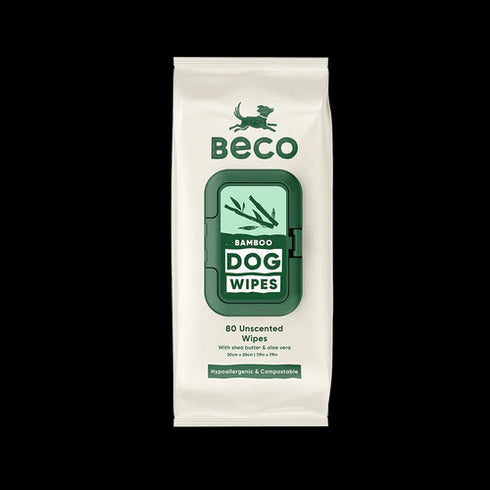 BECO BAMBOO WIPES UNSCENTED 80PK