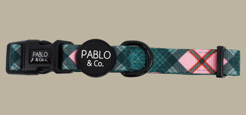 Pablo & Co. PATCH'S PLAID Dog Collar