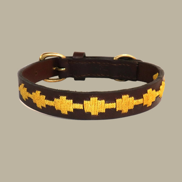 Georgie Paws POLO BARK Collar - WHEAT