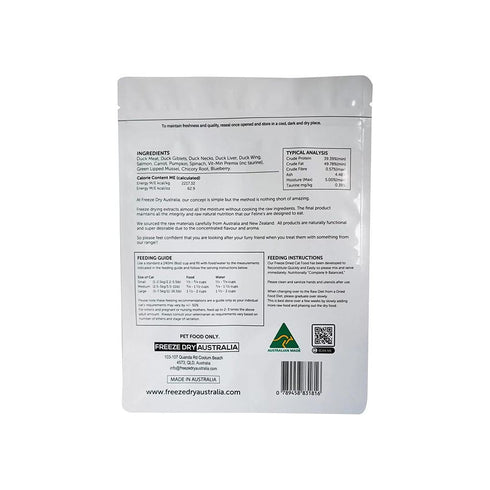 Freeze Dried DUCK Cat Food