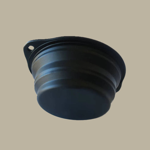 Black Collapsible Water Bowl