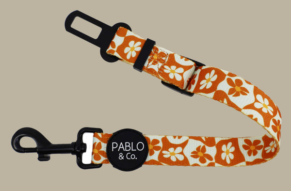 Pablo & Co. RETRO DAZIE Adjustable Dog Car Restraint