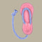 George Paws JANDAL Dog Toy - PINK