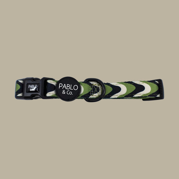 Pablo & Co. NAVY WAVY Dog Collar