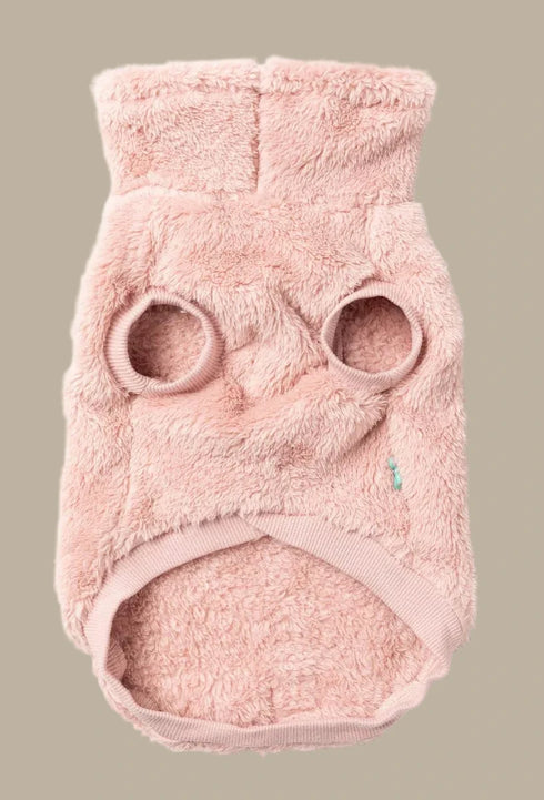 Fuzzyard Turtle Teddy Sweater 2026 – Ultra-Soft Teddy Fleece Dog Jumper - Blossom Pink