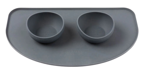 Fuzzyard Life Silicone Feeding Mat - Slate Grey